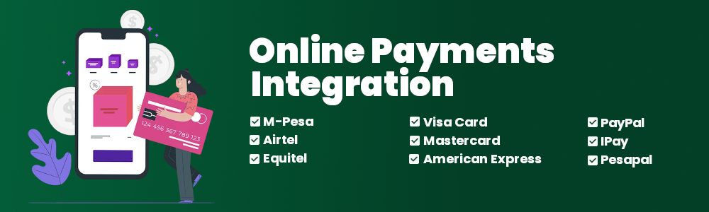 Online payments integration in Nairobi, Kenya